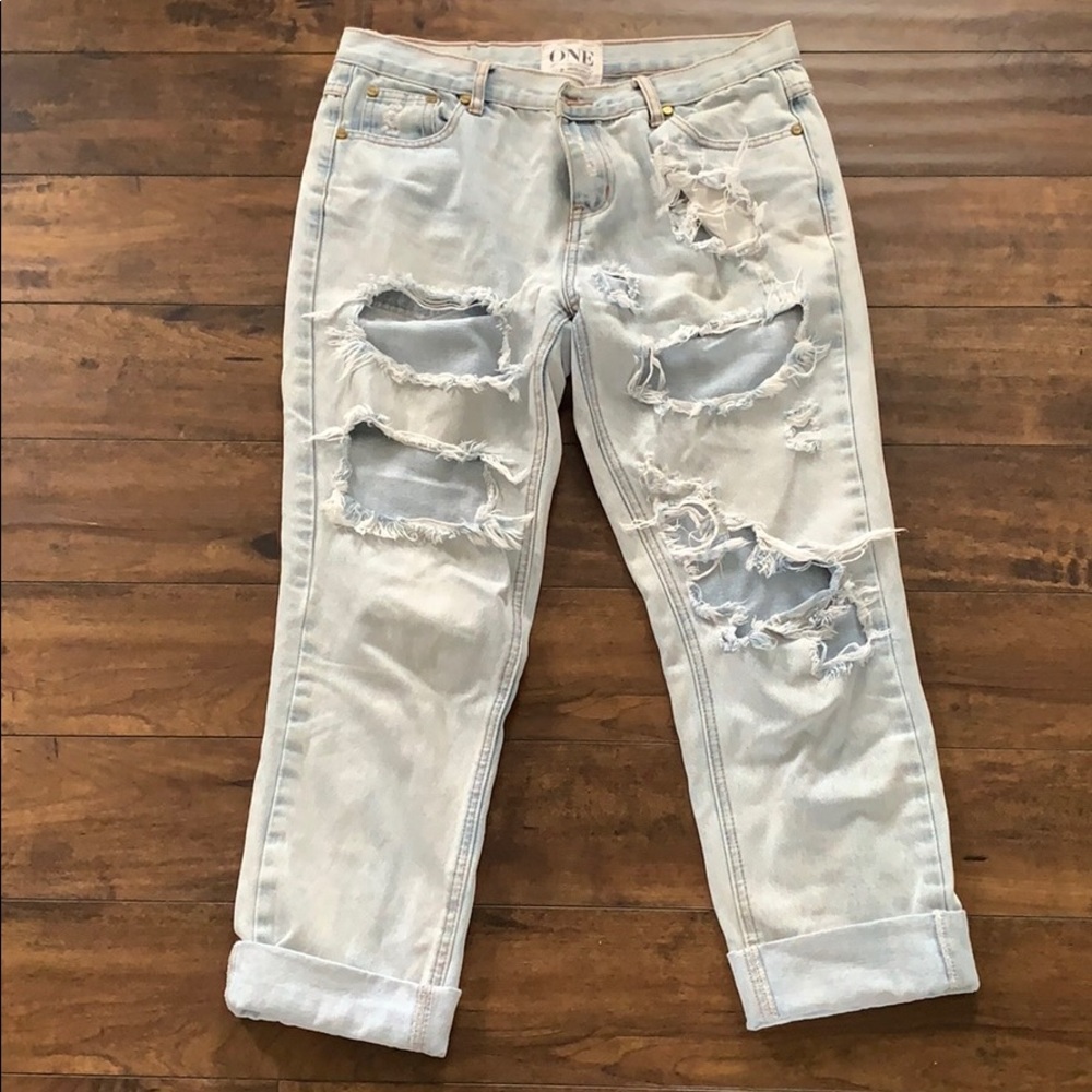 One Teaspoon Distressed Jeans